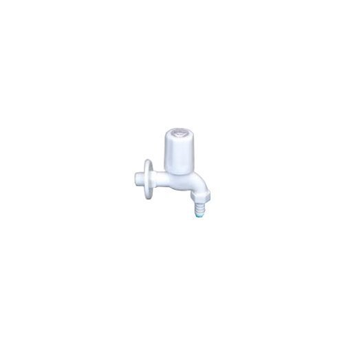 SUNPLAST Nozzle Cock Tap (AS-111, White, 1 PC)