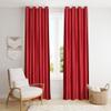 FRESH FROM LOOM Plain Curtains for Door 9 Feet Long | Curtain for Big Window | Yarn Weaved Parda | Modern Parde for Living Room Bedroom | Screens with Eyelet Ring | Hypoallergenic (Maroon, 1pc only) view 1