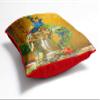 Kesar Enterprises Velvet Cushion Cover - 24"x24", Multicolour view 3