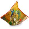 Kesar Enterprises Velvet Cushion Cover - 24"x24", Multicolour view 4