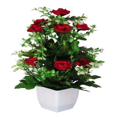 YSK Creation Artificial Flower with Vase (Standard Size)