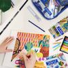 Doms Smart Kit | Comes With Transparent Zipper Bag | Perfect Value Pack | Kit For School Essentials | Gifting Range For Kids | Combination of 12 Stationery Items view 3