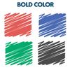 Quartet Glass Board Dry-Erase Whiteboard Markers, Bullet Tip, Assorted Ink Colours, Glass Board Markers with Easy to Erase Ink, School & Office Stationery, Pack of 4 (Multicolour) view 3