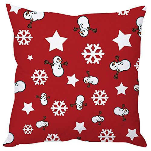 the purple tree Christmas Polyester Cushion Cover, 1 Pc, Multicolour