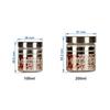 GPET Silver Line Containers 300ml,200ml,100ml,50ml Plastic Grocery Container (Pack of 15, Silver) Plastic Grocery Container | Home Kitchen Container | Plastic Jar Set, Transparent, Standard (12) view 3
