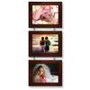 AJANTA ROYAL Drop-Down 3-5 x 7 Photo Frame (P) (Brown) view 1