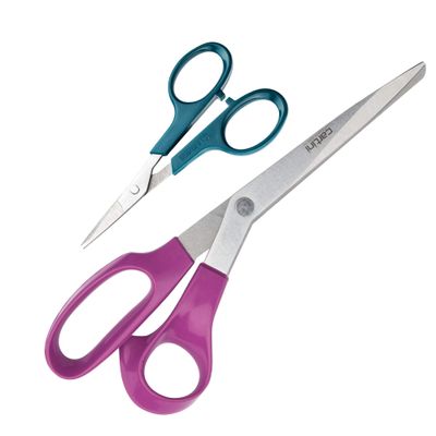 Cartini Godrej Scissors Kit, 2 Pc Set, Stainless Steel (AISI 420J2)