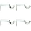 FAST Stainless Steel Curtain Bracket, 16 X 2.5 Mm, Chrome, Pack of 4 view 1