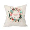 The Purple Tree Christmas Cushion Cover for Living Room Sofa (Pack of 1, 16x16 inch) Christmas Theme Cushion Cover, Sofa Cushion Cover, Christmas Decor view 1