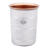 Taluka ( 2.14" x 3.12" Inches Pure Steel Glass Round Water Serving Purpose Steel Glass Home Hotel Drinkware Good Health Benefits Yoga Ayurveda view 1