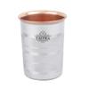 Taluka ( 2.14" x 3.12" Inches Pure Steel Glass Round Water Serving Purpose Steel Glass Home Hotel Drinkware Good Health Benefits Yoga Ayurveda view 4