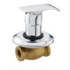QTM Brass Concealed Stopcock Shower Cock with Valve SIA Series, Silver view 1