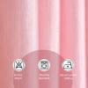 FRESH FROM LOOM Plain Curtains for Door 9 Feet Long | Curtain for Big Window | Yarn Weaved Parda | Modern Parde for Living Room Bedroom | Screens with Eyelet Ring | (Baby Pink, 1pc only) view 2