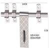 Smart Shophar Stainless Steel Spider Aldrop 10 Inches Silver, Pack of 2 / Durable and Sturdy/Smooth Functionality/Suitable for Wooden Doors view 4
