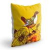sleep nature's Jute Fabric Printed Throw/Pillow, Cushion Covers for Living/Bed Room - Multicolour, 24 X 24 Inch view 2