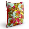 Kesar Enterprises Jute Fabric Printed Throw/Pillow, Cushion Covers for Living/Bed Room - Multicolour, 24 X 24 Inch view 2