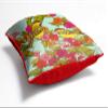 Kesar Enterprises Jute Fabric Printed Throw/Pillow, Cushion Covers for Living/Bed Room - Multicolour, 24 X 24 Inch view 3