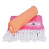 Sathiyas Cotton Bath Towel Pack of 2 (Orange || Pink) view 1