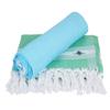 Sathiyas Cotton Bath Towel Pack of 2 (Blue || Green) view 1