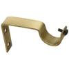FAST Stainless Steel Rod Curtain Bracket Support Clamp (Brass, Gold, Yellow, 16 X 2.5 mm) - Pack of 4 view 2