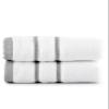 Mark Home 100% Cotton Zero Twist Anti Microbial Treated Simply Soft Hand Towel White view 2