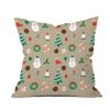 The Purple Tree Christmas Cushion Cover for Living Room Sofa (Pack of 1, 16x16 inch) Christmas Theme Cushion Cover, Sofa Cushion Cover, Christmas Decor view 1