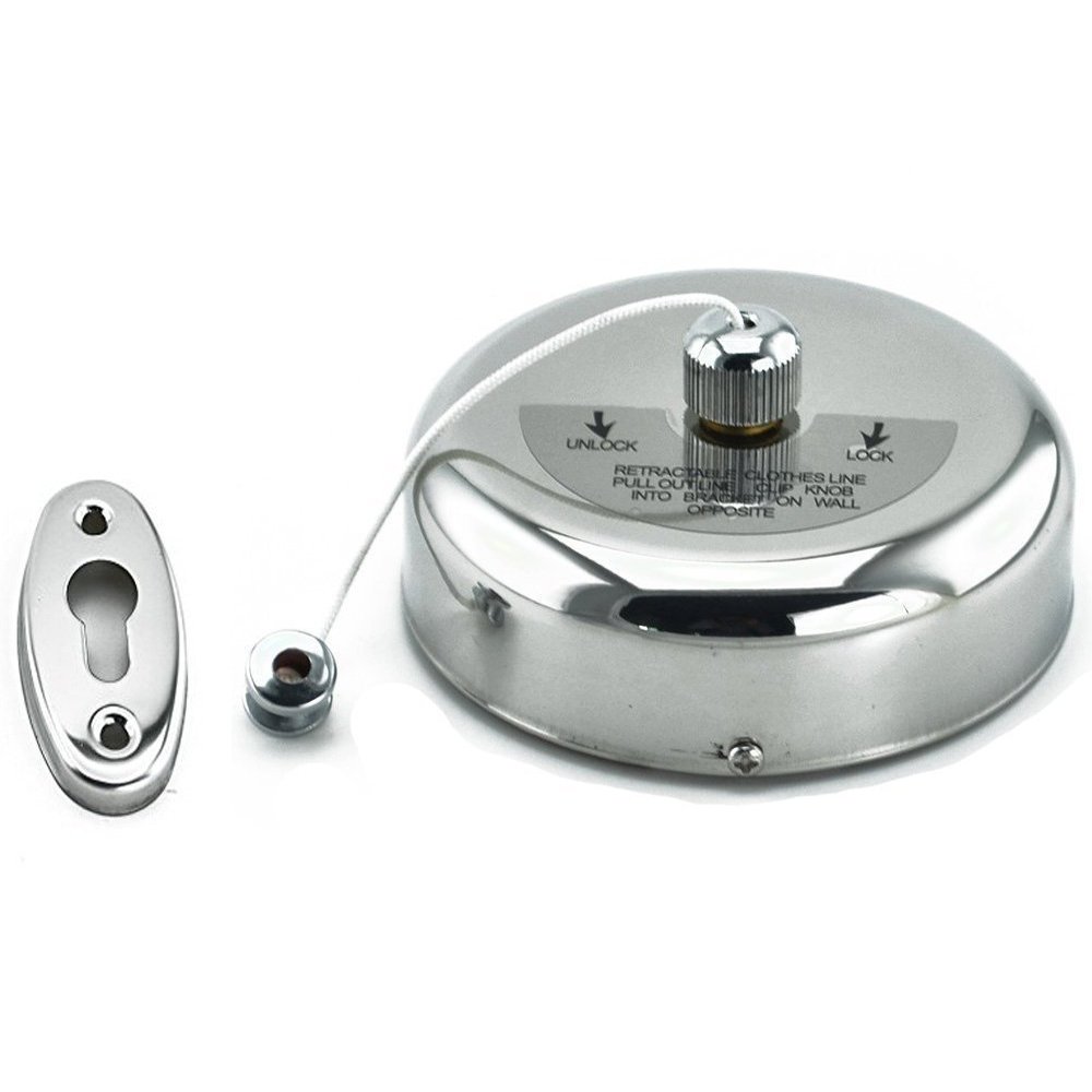 Aquieen Retractable Cloth Line (Liner Hanger) Round with Installation kit
