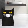 LINENWALAS Cat Foldable Polyester Clothes Laundry Cum Toys Storage Bag, 44 cm x 55 cm x 26 cm, Black view 3