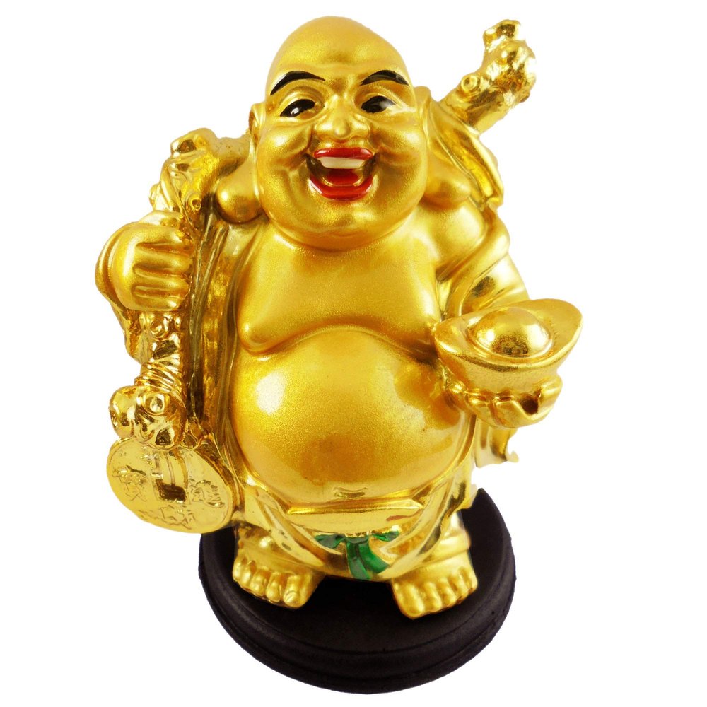 eshoppee Porcelain Home Vastu Fengshui Item Laughing Buddha.