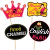 SYGA Set of 16 Funny Wedding Party Photo Booth Props view 2