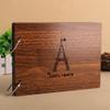 Sehaz Artworks EiffelTower Scrapbook Photo Albums for 4x6 Photos for Baby Birthdays, Couples Husband Wife (26 cm X 16 cm X 4 cm, Brown) view 2