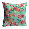 sleep nature's Jute Fabric Printed Throw/Pillow, Cushion Covers for Living/Bed Room - Multicolour, 24 X 24 Inch view 1