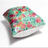 sleep nature's Jute Fabric Printed Throw/Pillow, Cushion Covers for Living/Bed Room - Multicolour, 24 X 24 Inch view 3