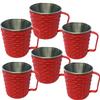 Khurana Plastic Plastic Italia Unbreakable Hot Double Wall Multipurpose Mug with Stainless Steel Inner, Medium (Multicolour, Italiya Blue 6 Mug Set) view 1