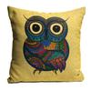 sleep nature's Jute Fabric Printed Throw/Pillow, Cushion Covers for Living/Bed Room - Multicolour, 24 X 24 Inch view 1