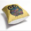 sleep nature's Jute Fabric Printed Throw/Pillow, Cushion Covers for Living/Bed Room - Multicolour, 24 X 24 Inch view 3