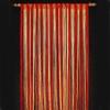 Exporthub 1 Piece Beautiful Polyester Long Door String Curtain - 9ft, Maroon and Gold (EHSPR418_94) view 1