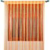 Exporthub 1 Piece Beautiful Polyester Long Door String Curtain - 9ft, Orange and Gold (EHSPR415_94) view 1