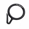 Smart Shophar Plastic Nemani Curtain Ring 1.2 Inches Black Pack of 6 - Durable and Practical Curtain Rings - Quick and Simple Setup, Secure Fastening, Stylish Design view 2
