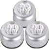 EVALUEMART Pack Of 3 Plastic Night LED Light, White, 6.8 Centimeters, 1.7 Centimeters view 1