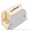 Smart Shophar Steel and Plastic Quick Door Catcher 2.25 Inches Silver White Cream, Pack of 24 / Heavy Duty Magnet Door Holder/Strong Magnetic Door Mounted Stopper Wardrobe Bottom Edges view 2