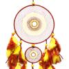 Daedal dream catchers - Intricate Web Design(Brown and Yellow) view 2