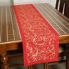 Dekor World Gold Printed Red Runner (Pack of 1) view 1