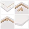 Eascan Art Painting Drawing and Sketch Accessories Cotton Medium Grain Primed Stretched Painting Canvas 10 Oz (Size 12 x 24, Pack of 1) view 3