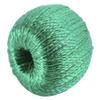 Super Shiny Silk Thread Green Wrapped Wooden Beads for Jewellery Making- Pack of 20 view 3