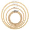 AM GOELX 5 PLY Super Strong Wooden Embroidery Hoop/Frame - Set of 5 Different Sizes 4, 6, 8, 10, 12 inches view 1