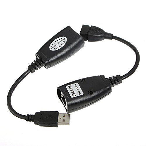 NavaHome Basics USB CAT5/CAT5E/6 RJ45 LAN EXTENSION ADAPTER CABLE 150ft