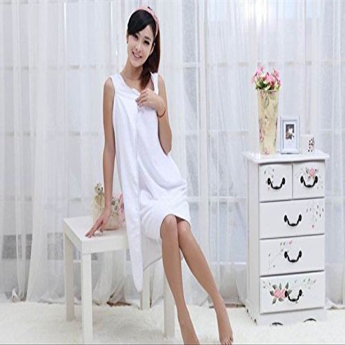 Styleys Bath TA Robe A Convenient Wearable Fabric Towel Free Size (White)