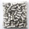 NavaHome Basics 100 Pcs Twist on RG6 F Type Coaxial Cable Connector Plugs Brass materials Singnal Line connector Copper Galvanized view 1