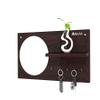 Anikaa Eva Engineered Wood Keyholder with Mirror/Wooden Key Holder Stand/Key Holder with Shelf/Wall Mounted Key Holder/Wall Hanging Key Holder/Mirror Keyholder (Wenge) view 4